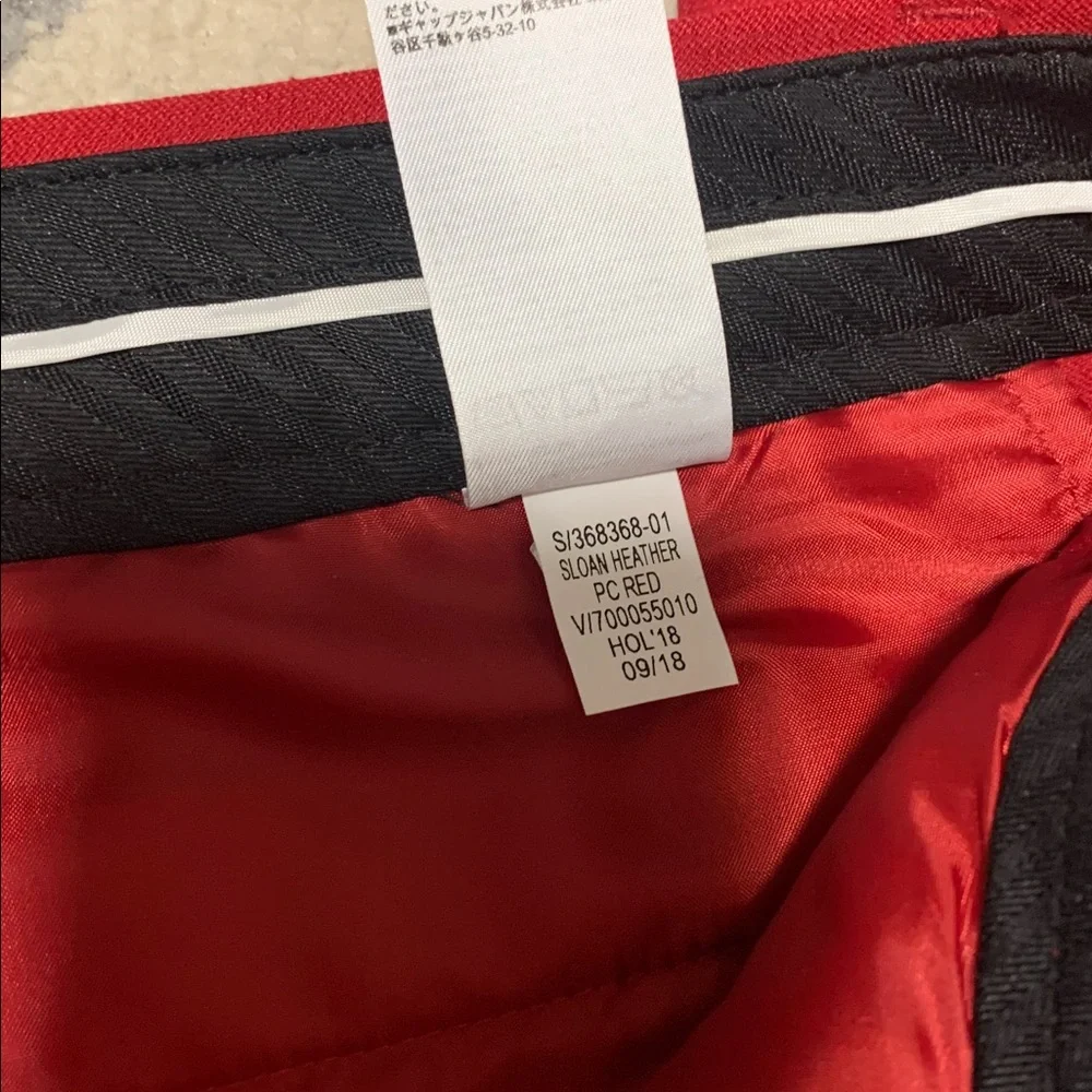 Banana Republic Red Sloan Pants great condition - Picture 12 of 13